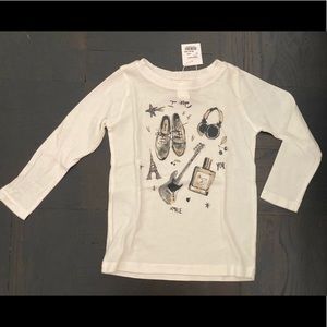 NWT Authentic BONPOINT Long Sleeve Top Shirt - Size 3 Years